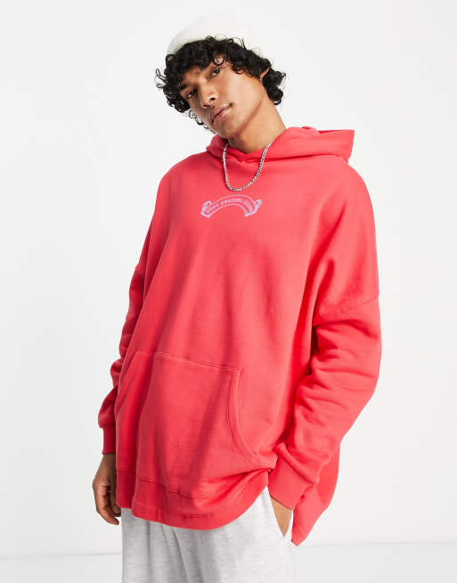 Asos red outlet hoodie