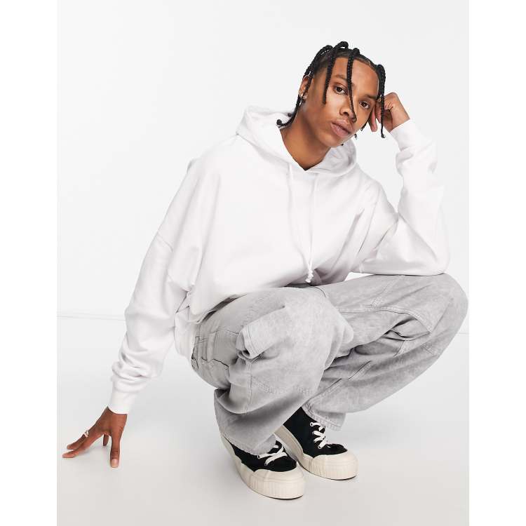 Asos white hot sale hoodie