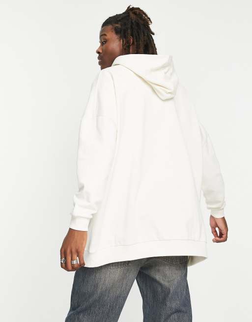 Asos oversized longline outlet hoodie