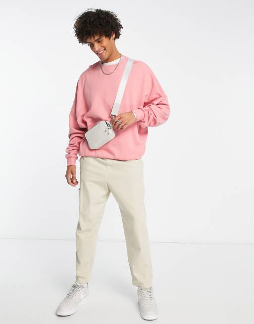 ASOS DESIGN sweatshirt in pink