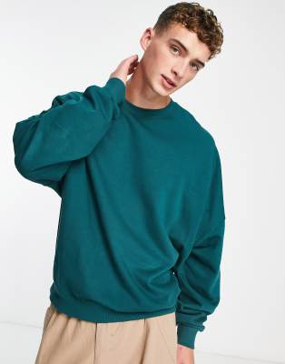 Teal cheap green sweatshirt