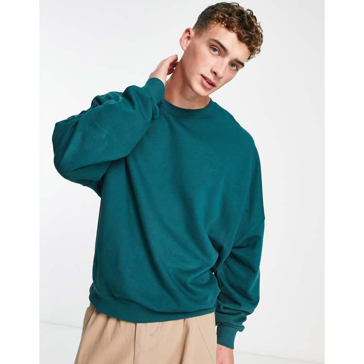 Teal sale mens sweatshirt