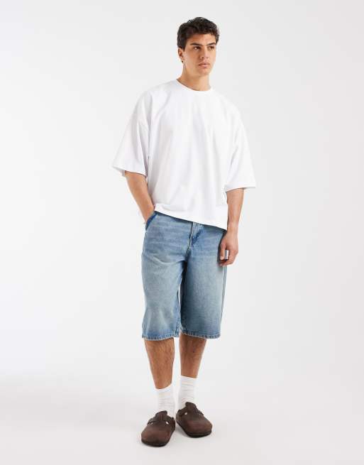 ASOS DESIGN - Super-oversized T-shirt i kraftigt, hvidt stof  , 2 af 5