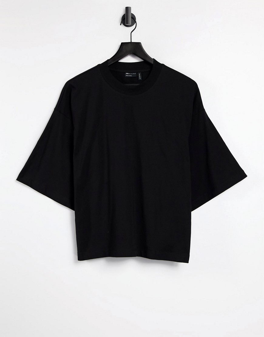 ASOS DESIGN super oversized t-shirt in black