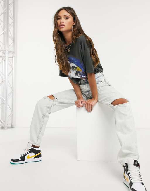 ASOS DESIGN oversized t-shirt with New York motif