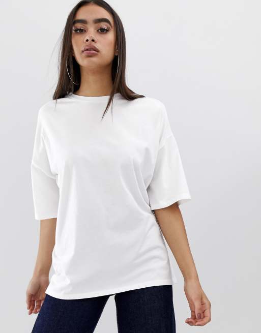 Oversized Baggy Tee in White