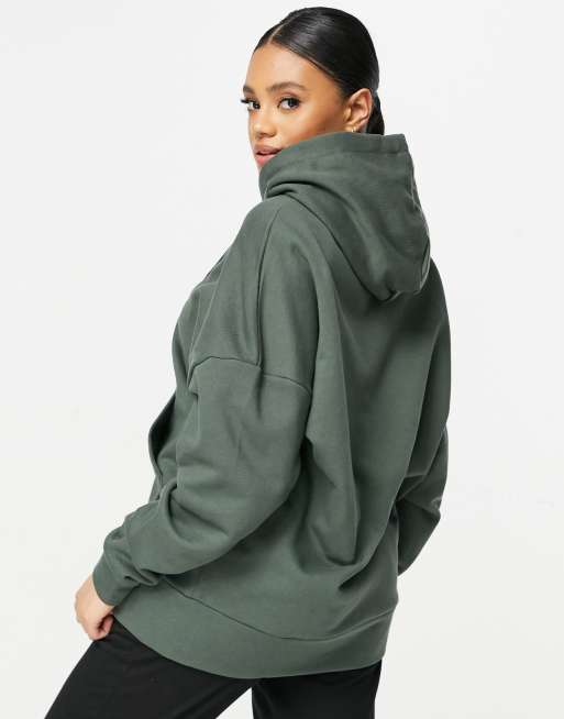 ASOS Design Curve Oversized Zip Through Hoodie