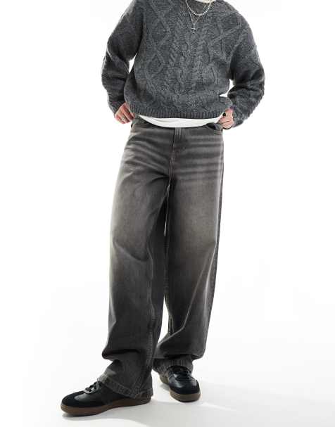 ASOS DESIGN - Super-posede sorte jeans - view 1