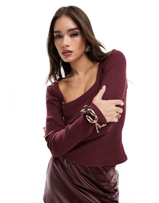Asos ribbed top clearance