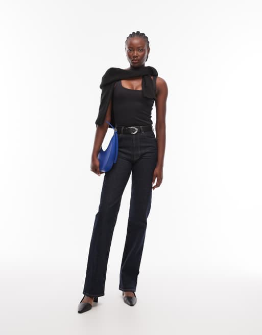 ASOS DESIGN Super Sculpt square neck bodysuit in black, 2 of 4