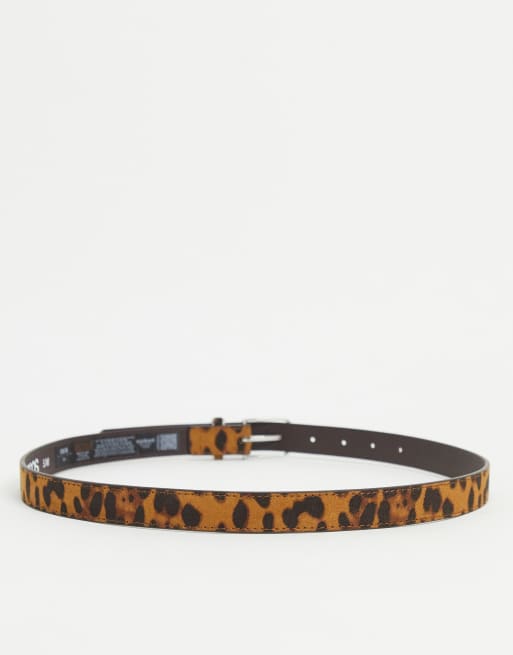 Leopard print deals belt asos