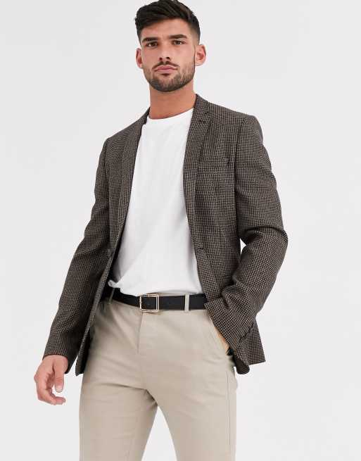 Wool sales casual blazer