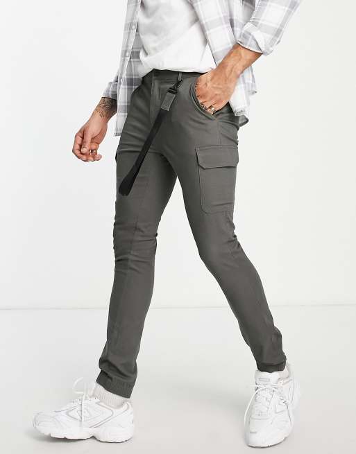 Skinny cargo deals pants mens