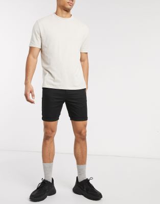 super skinny chino shorts