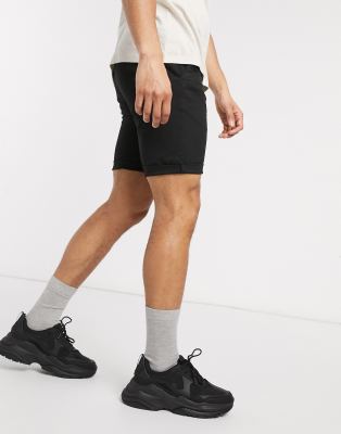 super skinny chino shorts