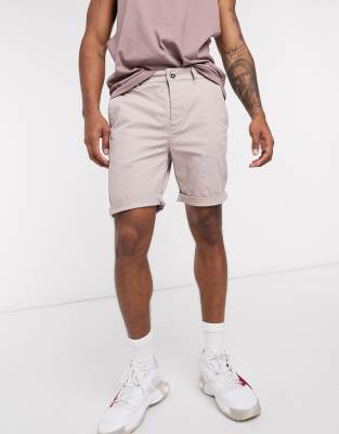 asos skinny chino shorts