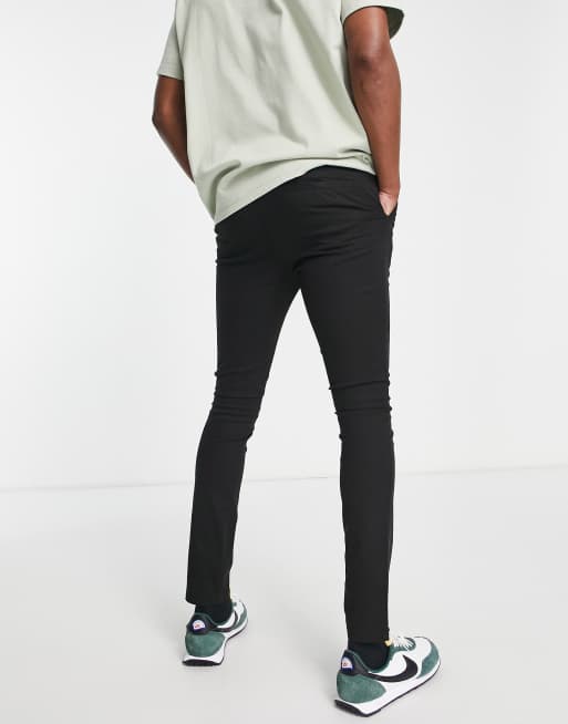 Super skinny hot sale black chinos