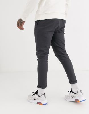 asos grey chinos