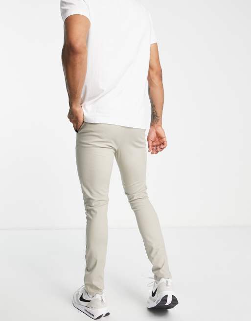 ASOS DESIGN super skinny chinos in light beige ASOS