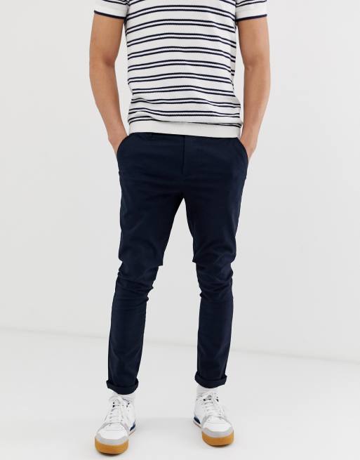 super skinny stretch chinos