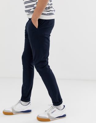 navy blue skinny chinos