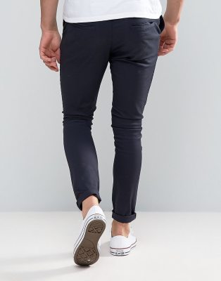 navy skinny chinos