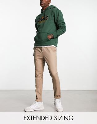 ASOS DESIGN super skinny chinos in stone