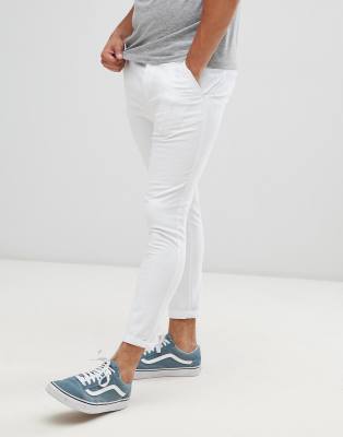 super skinny cropped chinos