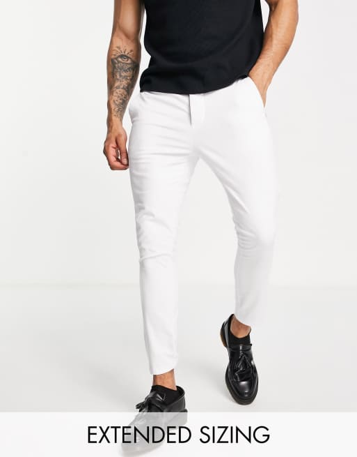 White on sale cropped chinos