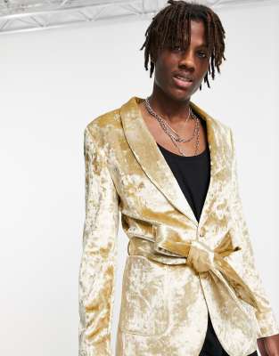 crushed velvet dinner jacket