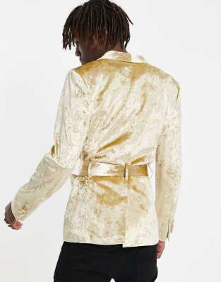 crushed velvet dinner jacket