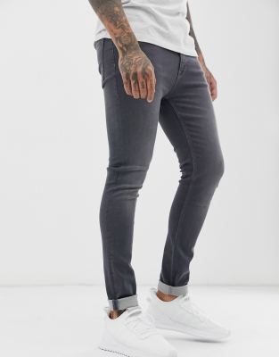 dark grey super skinny jeans