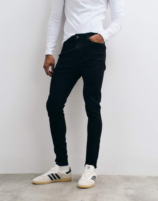 ASOS DESIGN super skinny jeans med power stretch i svart, 3 av 5