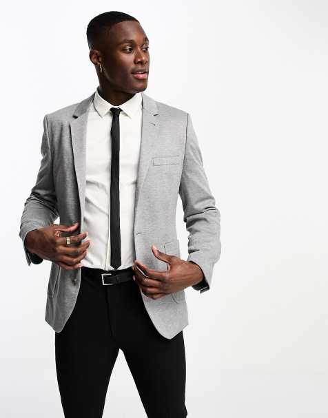 Gray on sale blazers mens