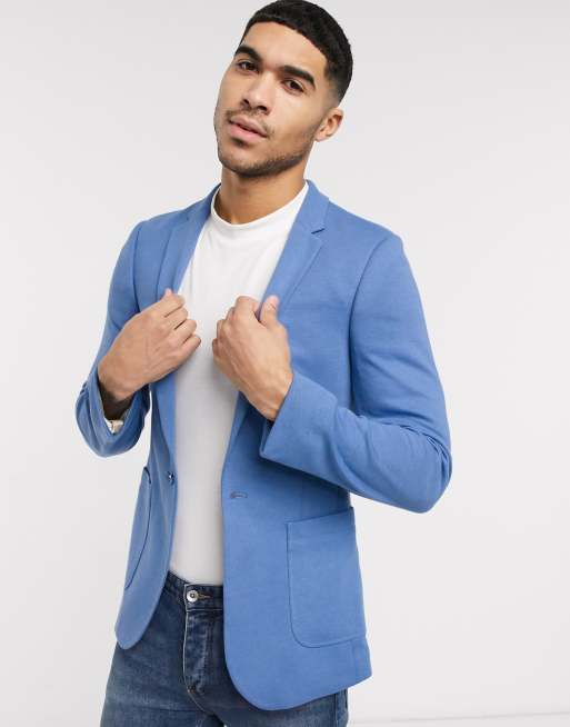 Asos jersey hot sale blazer