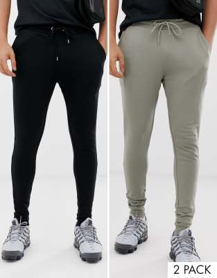 nike skinny joggers sage green