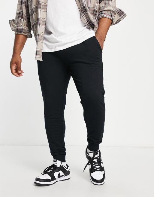 ASOS DESIGN skinny joggers in black