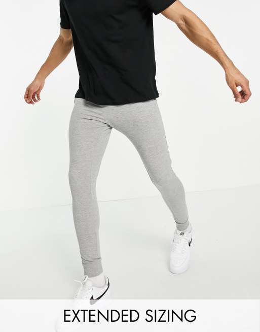 Mens grey store skinny tracksuit