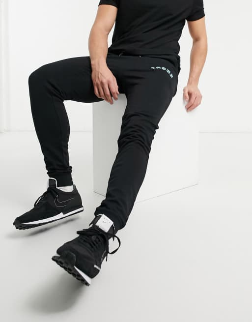 Asos black best sale tracksuit bottoms