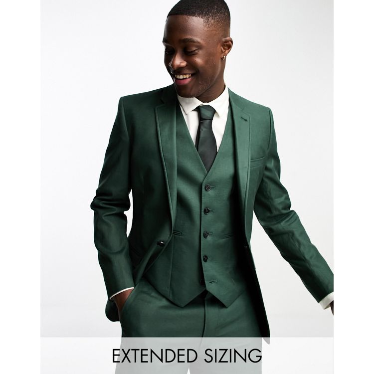 Jungle green men's designer suit - Standard Clothing Store