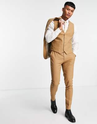 linen trousers and waistcoat