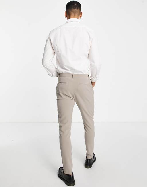 ASOS DESIGN - Super skinny pantalon in paddestoelenkleur, 2 van 4