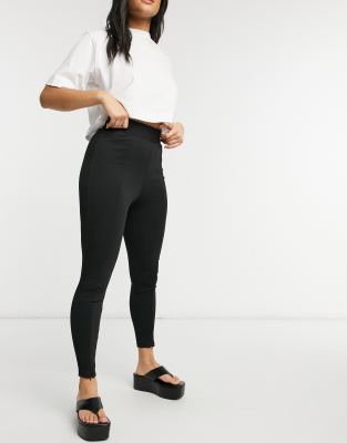 black ponte skinny trousers