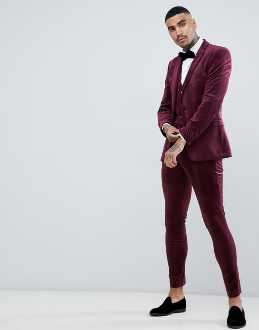 Burgundy prom store jacket