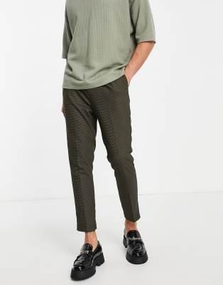 ASOS DESIGN super skinny smart pants in black micro texture | ASOS