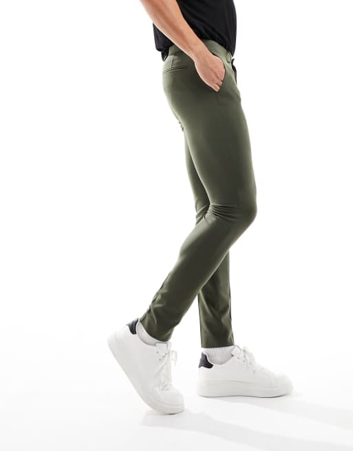 White shoes outlet green pants