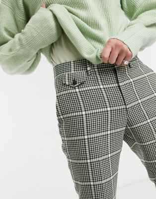 asos plaid pants men