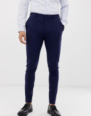 navy blue skinny pants