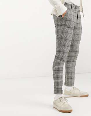 asos checkerboard pants