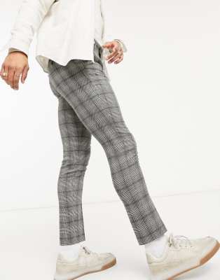 plaid smart pants